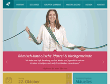 Tablet Screenshot of pfarrei-rheinfelden.ch